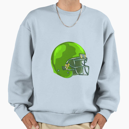 American Football Helmet Green Wpa Sweatshirt - Graphic Print for Adults - T-Shirt, Sweatshirt, Hoodie
