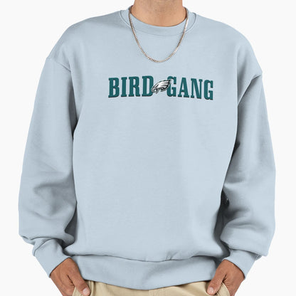 Bird Gang Midnight Green Sweatshirt - Minimalist Print for Adults - T-Shirt, Sweatshirt, Hoodie