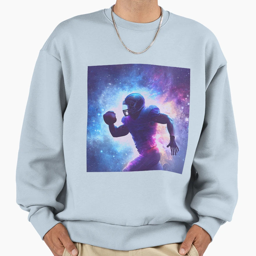 Cosmic Touchdown Sweatshirt - Trendy Graphic Unisex - T-Shirt, Sweatshirt, Hoodie