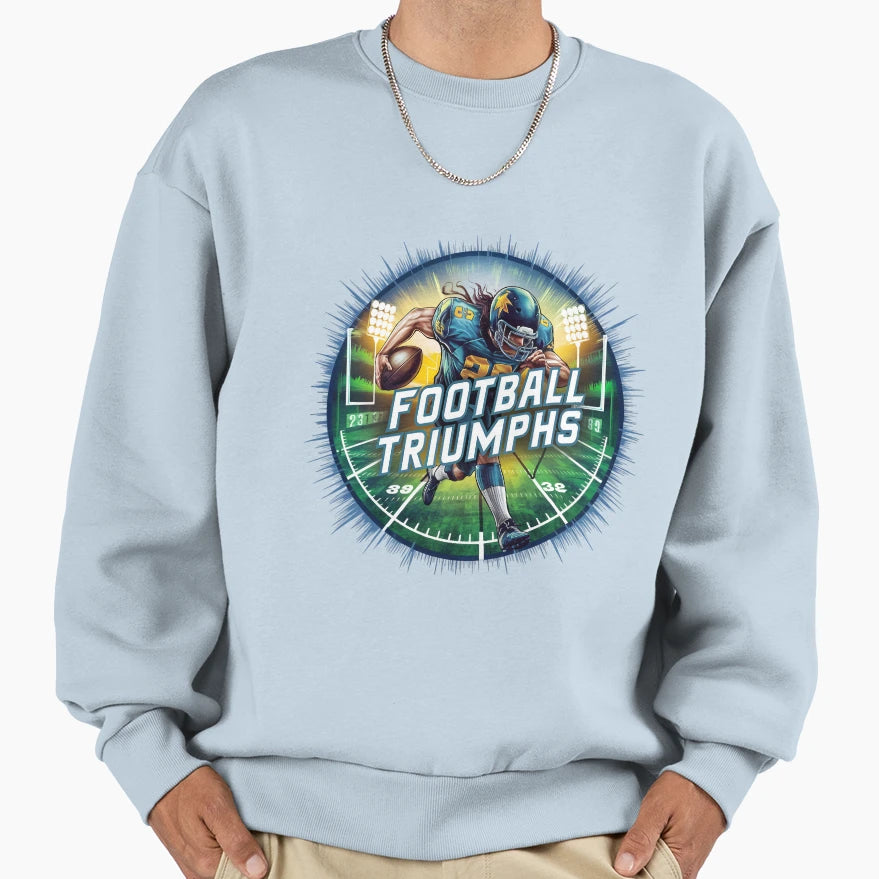 Dynamic American Football Sweatshirt - Fun Novelty Design Men Women - T-Shirt, Sweatshirt, Hoodie