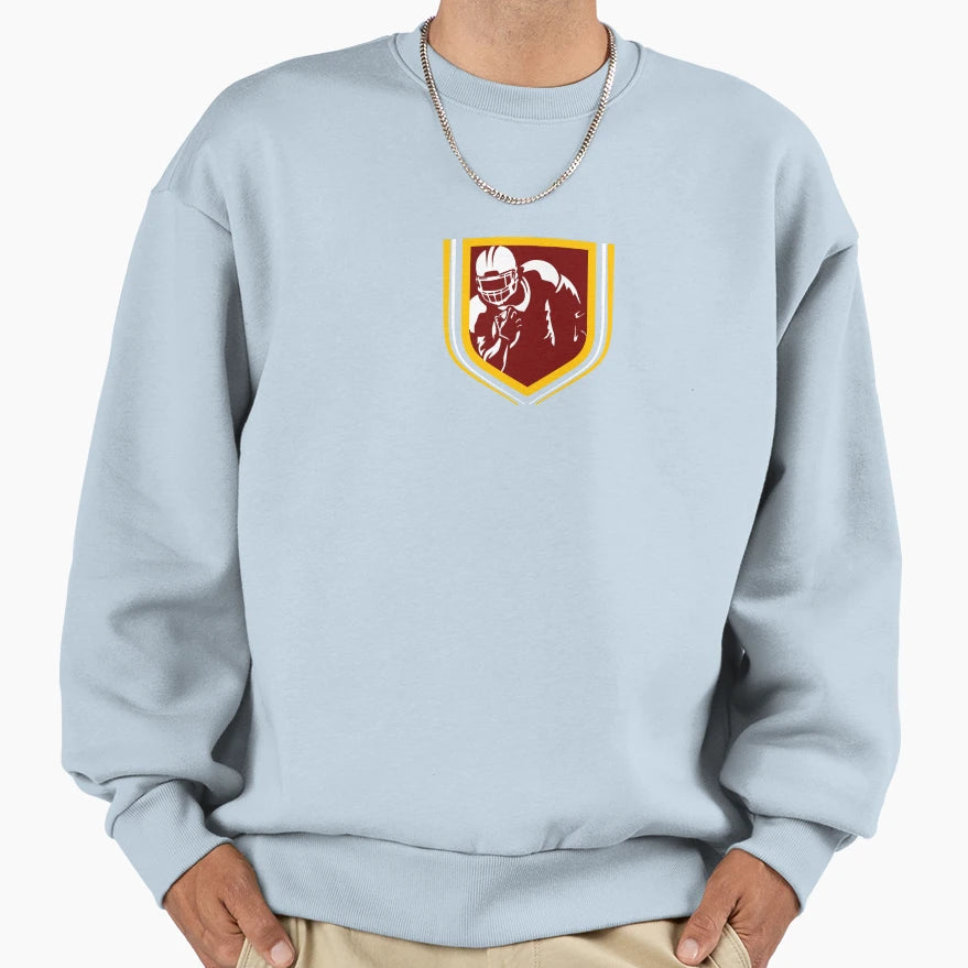 Football Fan Maroon And Gold Sweatshirt - Unique Graphic Unisex - T-Shirt, Sweatshirt, Hoodie