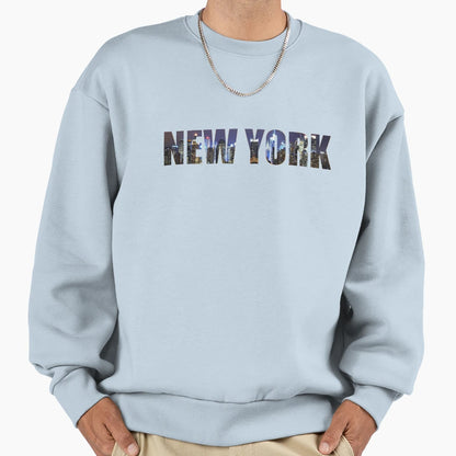 New York Skyline Sweatshirt - Aesthetic Graphic for Adults - T-Shirt, Sweatshirt, Hoodie