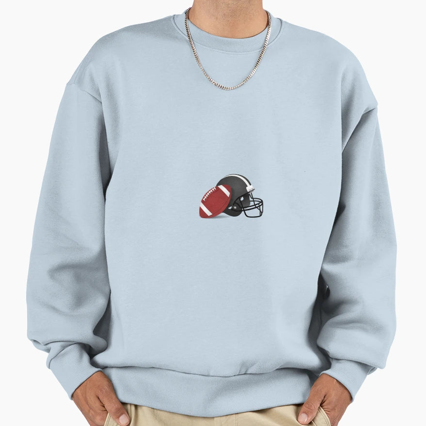 American Football Sweatshirt - Minimalist Print Unisex - T-Shirt, Sweatshirt, Hoodie