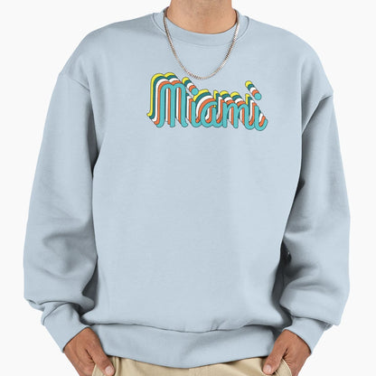 Miami Florida Sweatshirt - Custom Art Print Unisex - T-Shirt, Sweatshirt, Hoodie
