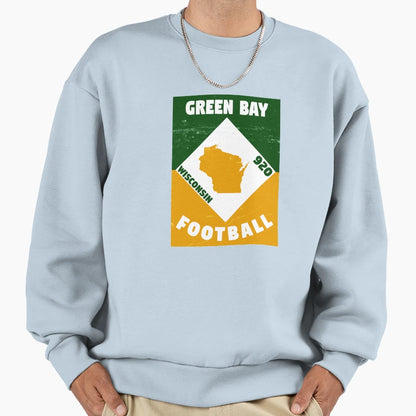 Green Bay Football Sweatshirt - Aesthetic Graphic for Adults - T-Shirt, Sweatshirt, Hoodie