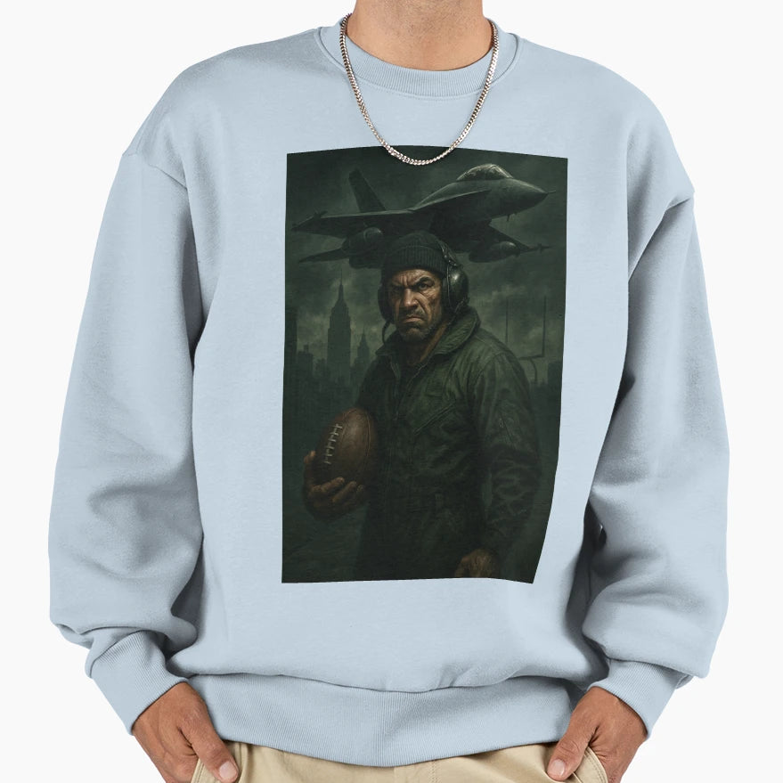 New York Football V3 Sweatshirt - Fun Novelty Design for Adults - T-Shirt, Sweatshirt, Hoodie