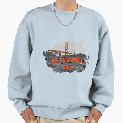 San Francisco Bay Sweatshirt - Aesthetic Graphic Men Women - T-Shirt, Sweatshirt, Hoodie
