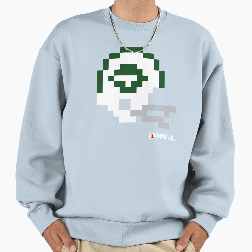 Ny Helmet Tecmo Bowl T-Shirt - Unique Graphic for Adults - T-Shirt, Sweatshirt, Hoodie