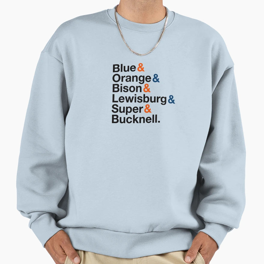 Bison Bucknell Sweatshirt - Streetwear Style Unisex - T-Shirt, Sweatshirt, Hoodie
