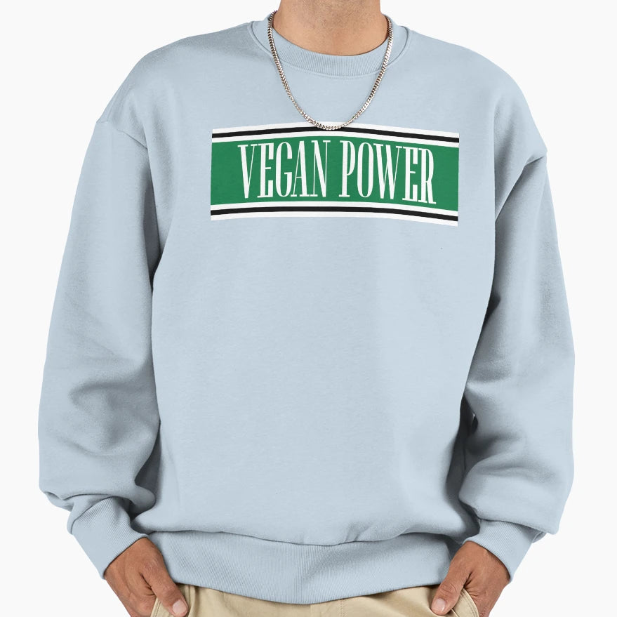 Vegan Power Sweatshirt - Graphic Print for Adults - T-Shirt, Sweatshirt, Hoodie