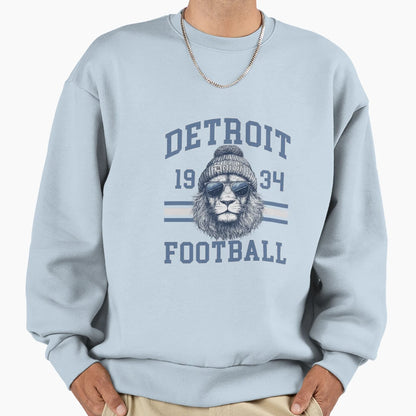 Detroit Lions Football Shirts Grit T-Shirt - Fun Novelty Design for Adults - T-Shirt, Sweatshirt, Hoodie