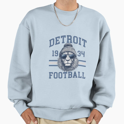 Detroit Lions Football Shirts Grit T-Shirt - Fun Novelty Design for Adults - T-Shirt, Sweatshirt, Hoodie