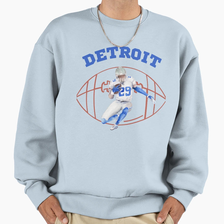 Detroit Sports Detroit Football Sweatshirt - Trendy Graphic for Adults - T-Shirt, Sweatshirt, Hoodie