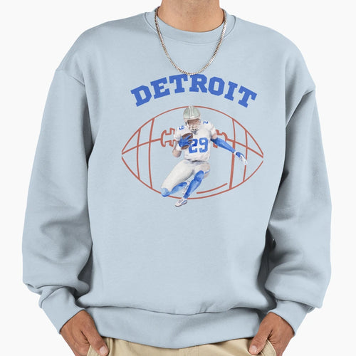 Detroit Sports Detroit Football Sweatshirt - Trendy Graphic for Adults - T-Shirt, Sweatshirt, Hoodie