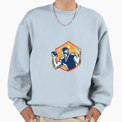 American Football Quarterback Qb Sweatshirt - Streetwear Style Unisex - T-Shirt, Sweatshirt, Hoodie