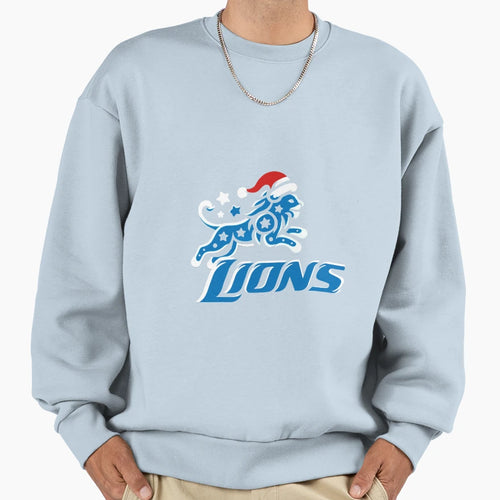 Detroit Lions Celebrating 2 Sweatshirt - Minimalist Print for Adults - T-Shirt, Sweatshirt, Hoodie