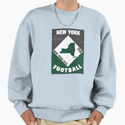 New York J Football Sweatshirt - Novelty Apparel Unisex - T-Shirt, Sweatshirt, Hoodie