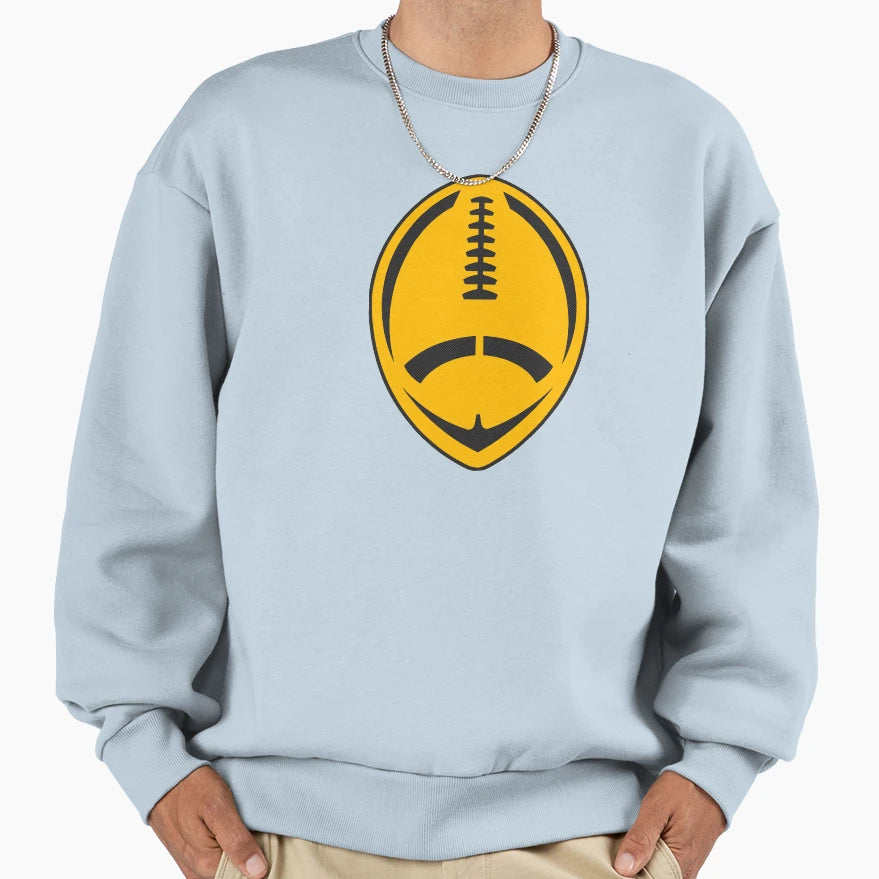 Gold Vector Football Sweatshirt - Custom Art Print for Adults - T-Shirt, Sweatshirt, Hoodie
