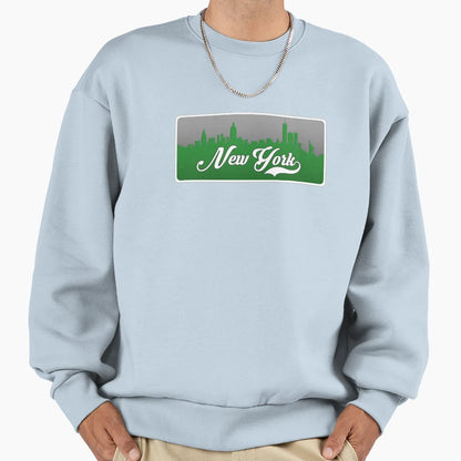 New York J Football Skyline Sweatshirt - Trendy Graphic Men Women - T-Shirt, Sweatshirt, Hoodie