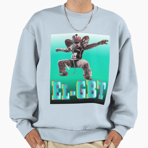 El Gbt Ellie Elephant Pride Sweatshirt - Unique Graphic for Adults - T-Shirt, Sweatshirt, Hoodie