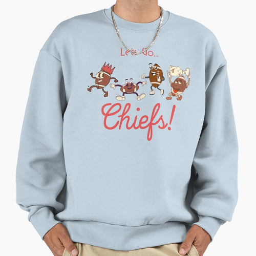 Kc Chiefs Character Sweatshirt - Trendy Graphic Men Women - T-Shirt, Sweatshirt, Hoodie