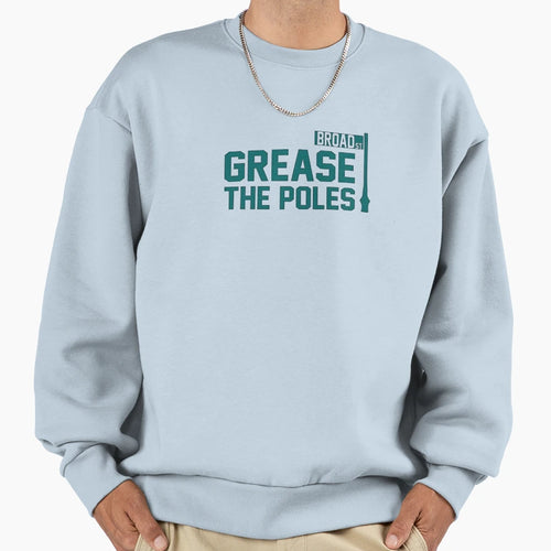 Philadelphia Sports Grease Poles Sweatshirt - Aesthetic Graphic Men Women - T-Shirt, Sweatshirt, Hoodie
