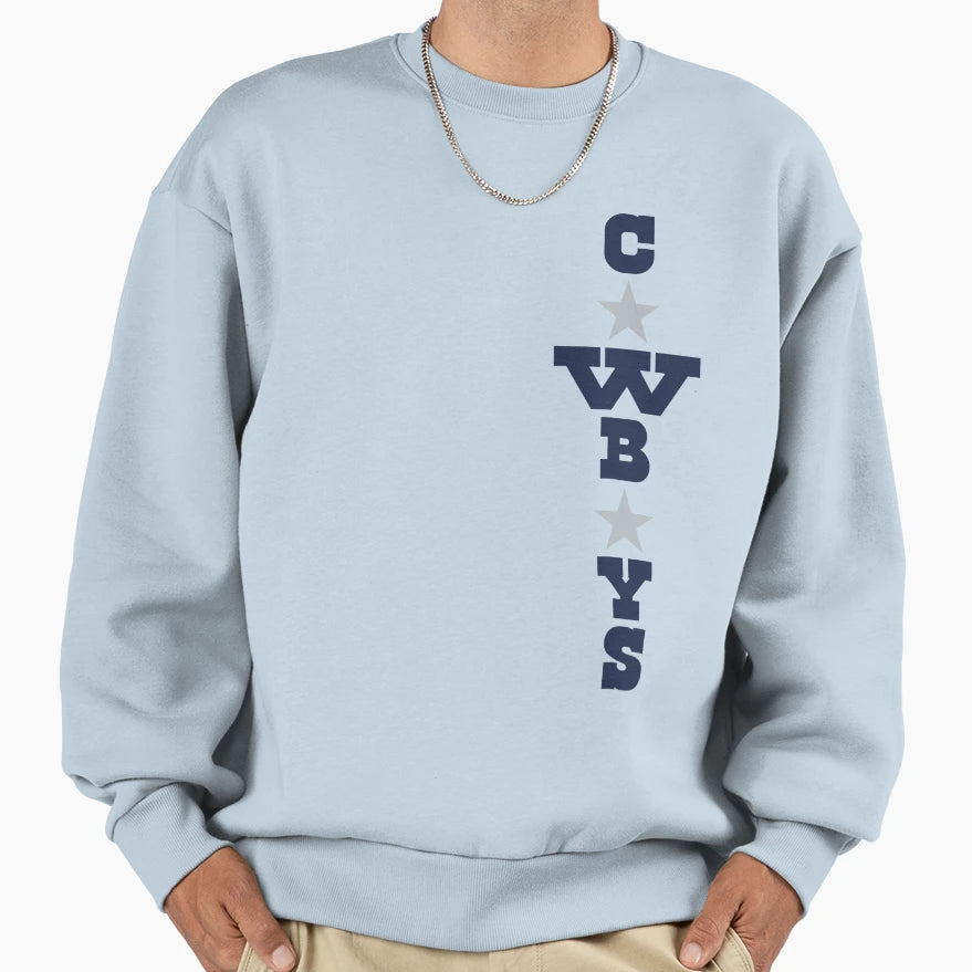 Cowboys Stars Sweatshirt - Trendy Graphic Men Women - T-Shirt, Sweatshirt, Hoodie