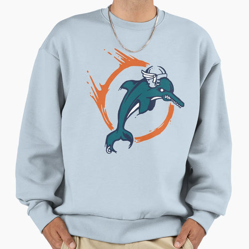 Reikland Dolphins Sweatshirt - Casual Everyday Wear Men Women - T-Shirt, Sweatshirt, Hoodie