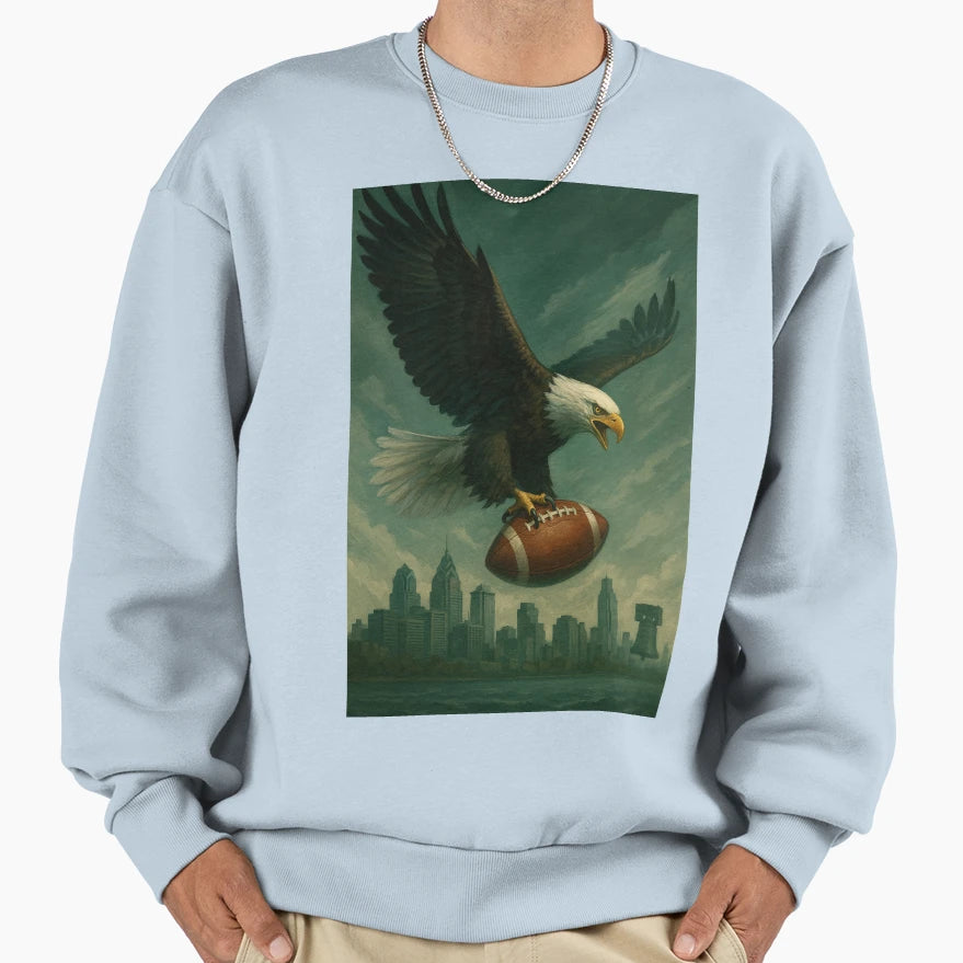 Philadelphia Football V3 Sweatshirt - Minimalist Print Men Women - T-Shirt, Sweatshirt, Hoodie