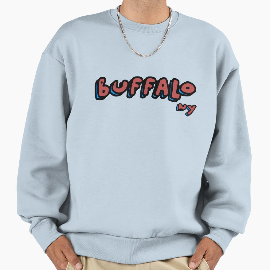 Buffalo Bubble Sweatshirt - Unique Graphic Men Women - T-Shirt, Sweatshirt, Hoodie