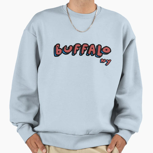 Buffalo Bubble Sweatshirt - Unique Graphic Men Women - T-Shirt, Sweatshirt, Hoodie
