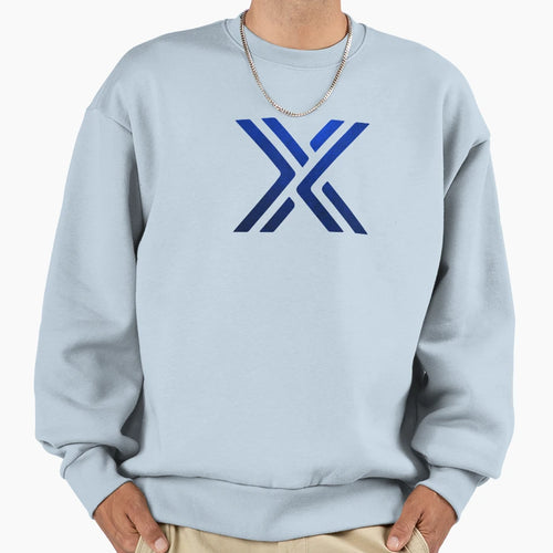 Immutable X Blue Sweatshirt - Unique Graphic for Adults - T-Shirt, Sweatshirt, Hoodie