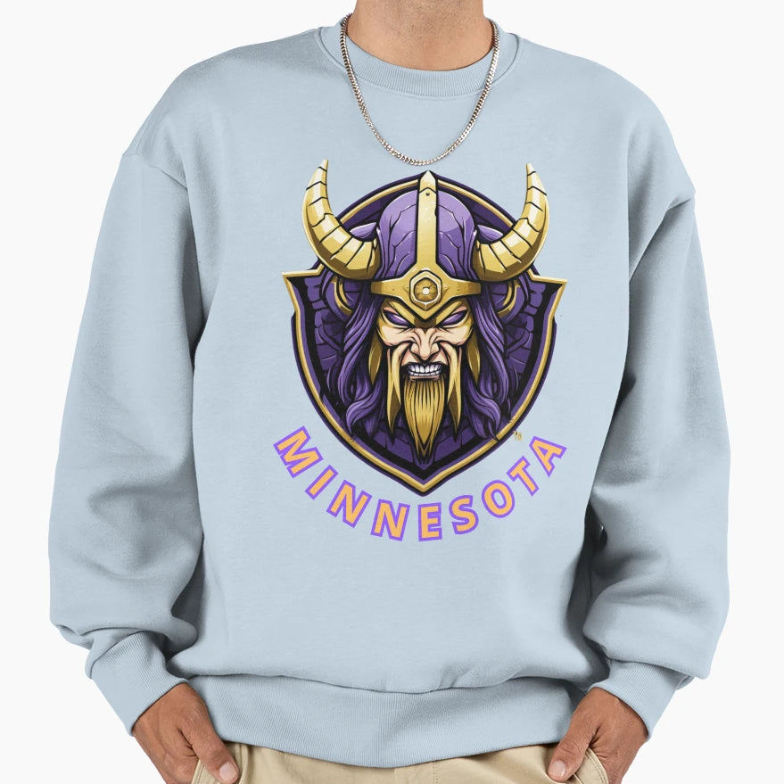 Minnesota Vikings Sweatshirt - Trendy Graphic for Adults - T-Shirt, Sweatshirt, Hoodie