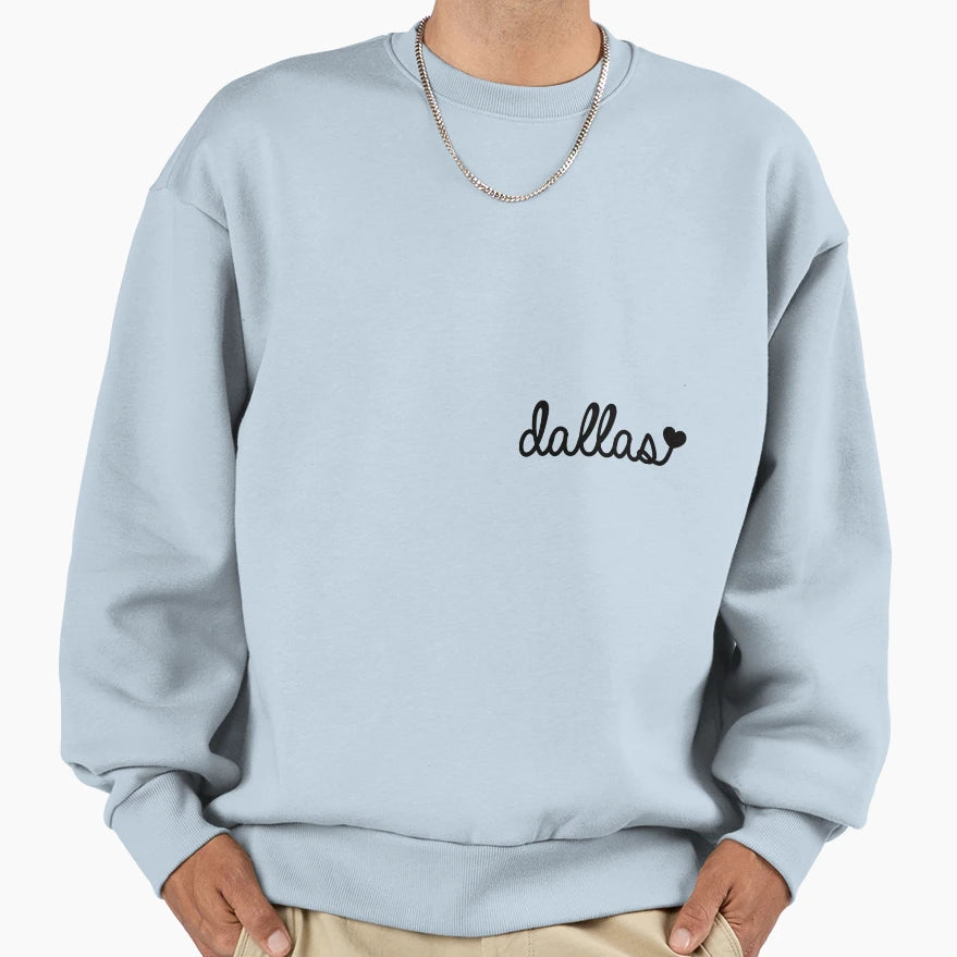 Dallas Sweatshirt - Minimalist Print Unisex - T-Shirt, Sweatshirt, Hoodie