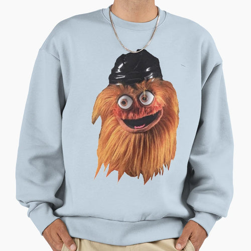 Gritty Face Sweatshirt - Fun Novelty Design for Adults - T-Shirt, Sweatshirt, Hoodie