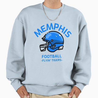Memphis Football Flyin Tigers Sweatshirt - Novelty Apparel for Adults - T-Shirt, Sweatshirt, Hoodie