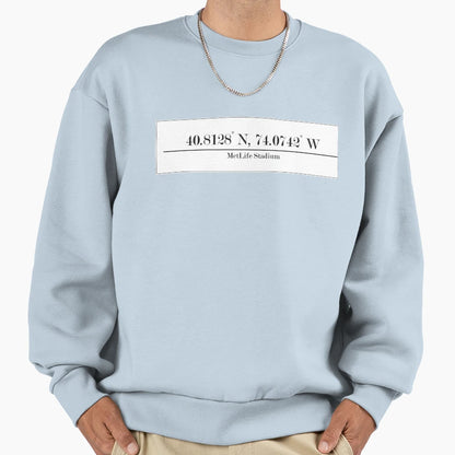 Metlife Stadium New York Giants Sweatshirt - Minimalist Print Men Women - T-Shirt, Sweatshirt, Hoodie