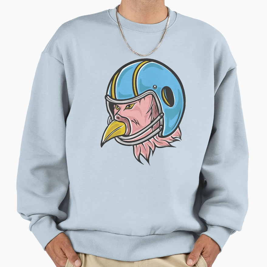 Eagle Football Mascot Sweatshirt - Streetwear Style for Adults - T-Shirt, Sweatshirt, Hoodie