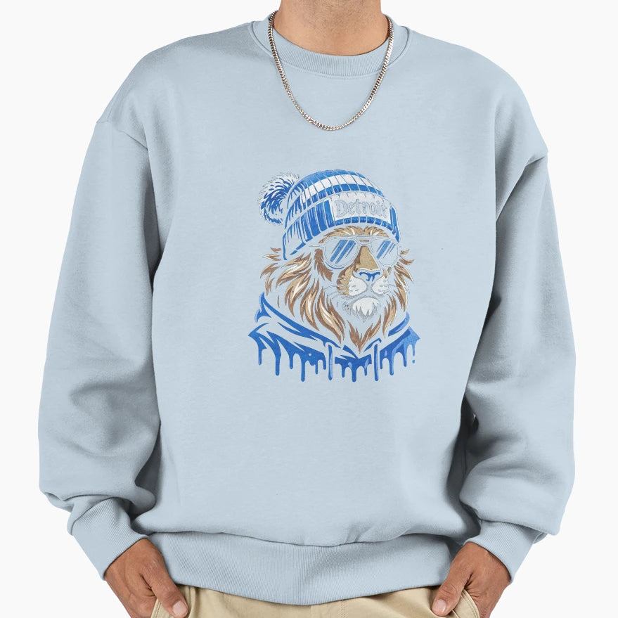 Detroit Lions Pride Nation M5576 Sweatshirt - Novelty Apparel for Adults - T-Shirt, Sweatshirt, Hoodie