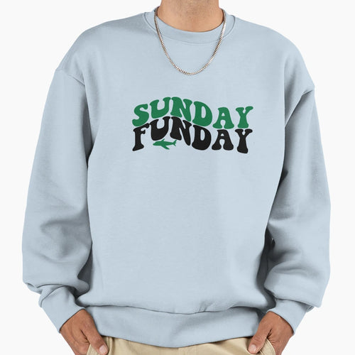 New York Jets Funky Sunday Sweatshirt - Fun Novelty Design for Adults - T-Shirt, Sweatshirt, Hoodie