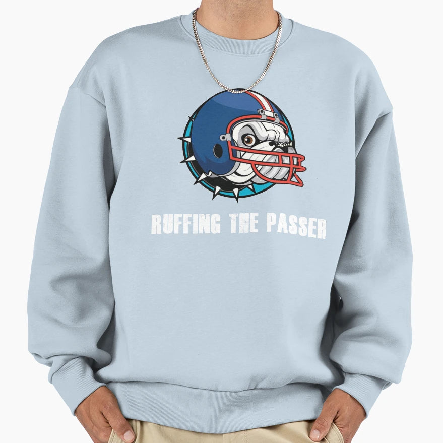 Funny Dog Funny Football Ruffing T-Shirt - Novelty Apparel Men Women - T-Shirt, Sweatshirt, Hoodie
