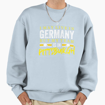 Pittsburgh Football Team Fans Sweatshirt - Minimalist Print for Adults - T-Shirt, Sweatshirt, Hoodie