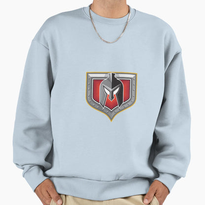Spartan Helmet Shield Sweatshirt - Unique Graphic for Adults - T-Shirt, Sweatshirt, Hoodie