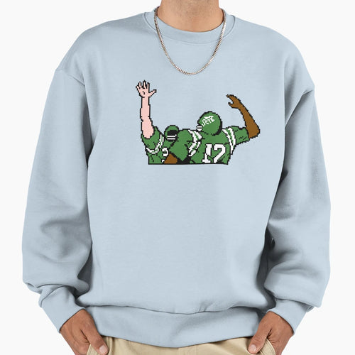 Jets Tecmo Bowl Touchdown Celebration Sweatshirt - Unique Graphic Men Women - T-Shirt, Sweatshirt, Hoodie