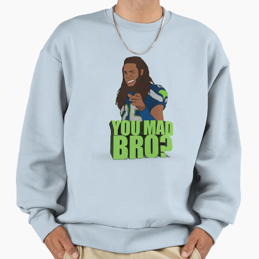 You Mad Bro Sweatshirt - Minimalist Print Men Women - T-Shirt, Sweatshirt, Hoodie