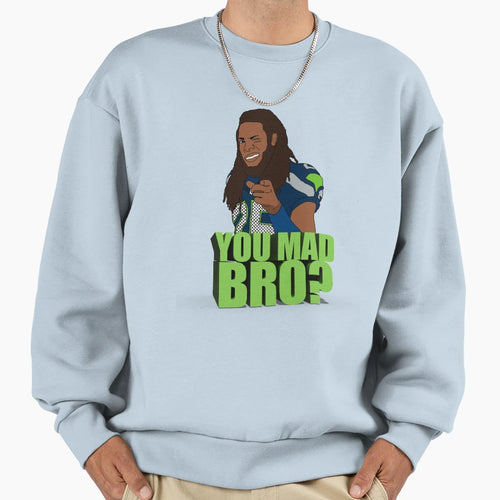 You Mad Bro Sweatshirt - Minimalist Print Men Women - T-Shirt, Sweatshirt, Hoodie