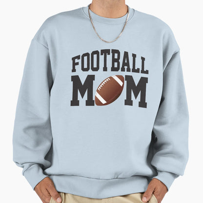 Fun Football Mom Sweatshirt - Minimalist Print Men Women - T-Shirt, Sweatshirt, Hoodie