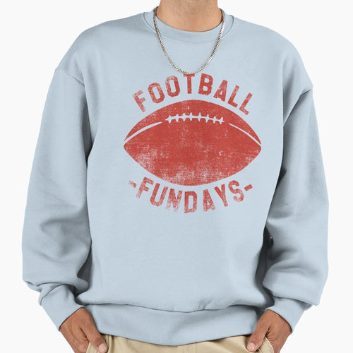 Football Fundays Sunday Funday T-Shirt - Aesthetic Graphic for Adults - T-Shirt, Sweatshirt, Hoodie