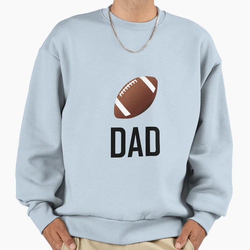 Football Sports Dad Sweatshirt - Trendy Graphic for Adults - T-Shirt, Sweatshirt, Hoodie