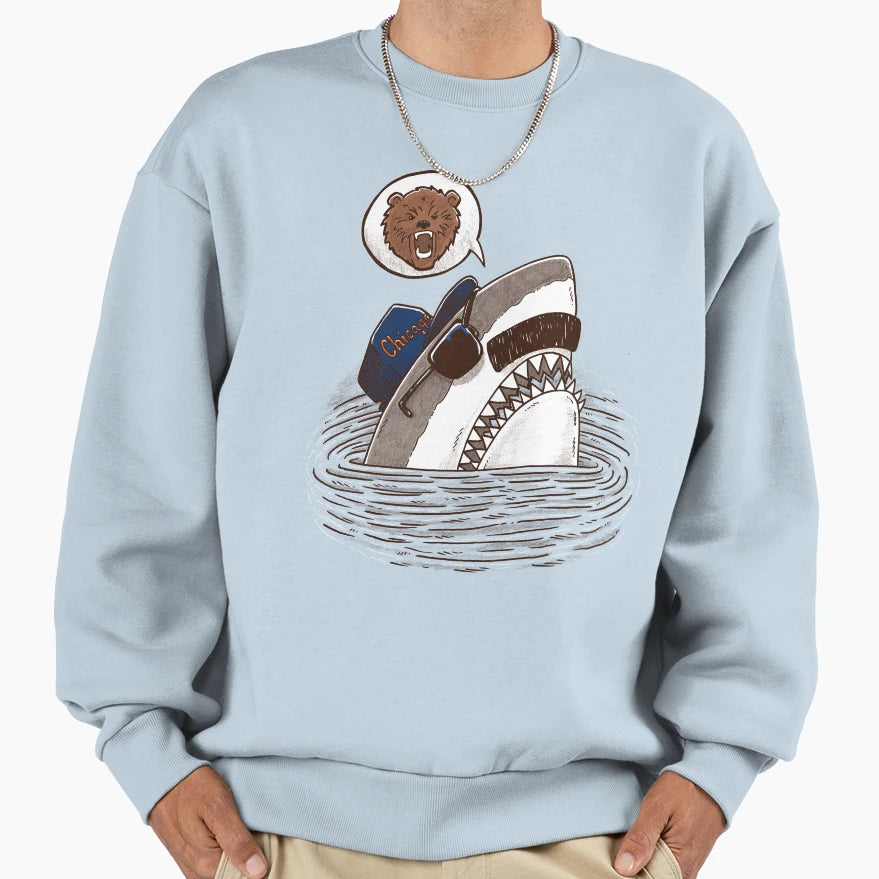 Da Chicago Shark Sweatshirt - Fun Novelty Design Unisex - T-Shirt, Sweatshirt, Hoodie